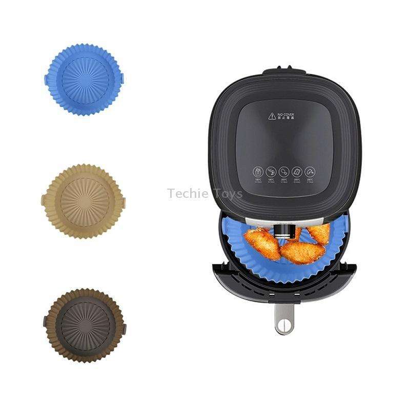 Air Fryer Special High Temperature Oil Absorption Silicone Pad, Colour: Bright Grey