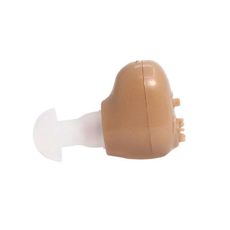 Elderly Sound Amplifier Portable Ear Canal Rechargeable Hearing Aid, Specification: EU Plug(Skin Col