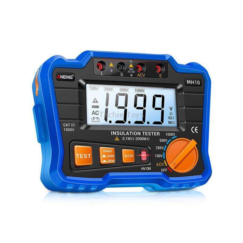 ANENG MH10 Digital High Precision Insulation Resistance Tester(Blue)