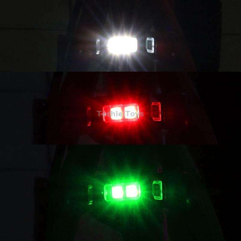 Bicycle Night Ride Warning Light Motorcycle Airplane Light UAV USB Charging Night Light(Black)