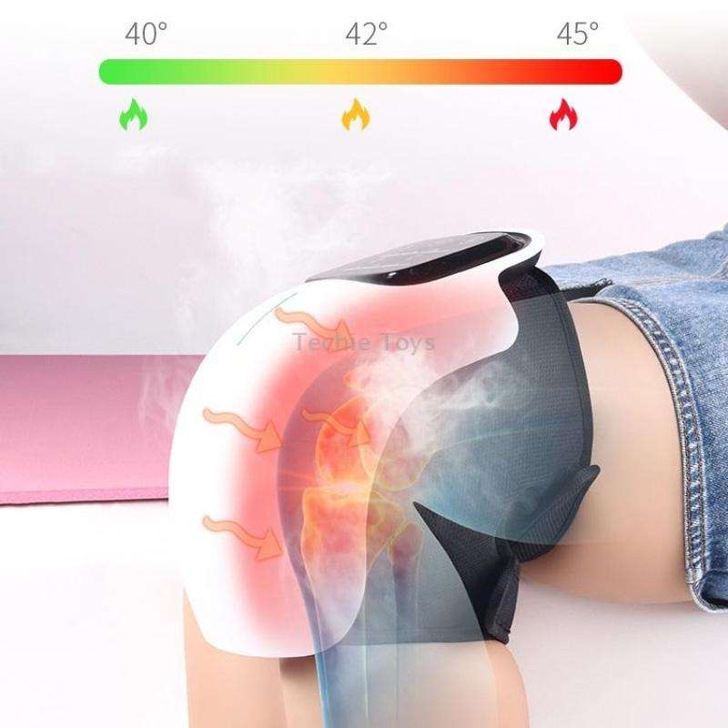 Rechargeable Infrared Hot Compress Knee Massager Physiotherapy Device(English)