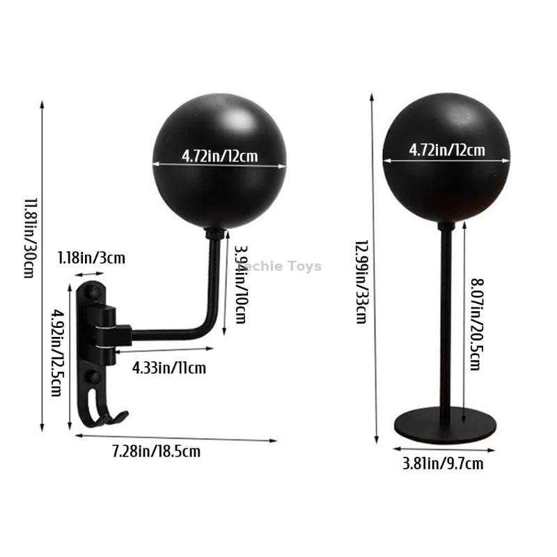Motorcycle Helmet Rack Hat Storage Rack Suitable for Various Helmets(Wall Mount)