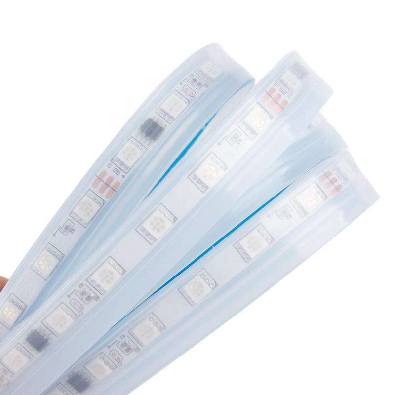 Car LED Streamer Decorative Hood Atmosphere Lights, Style: Monochrome White Light(1.8m)