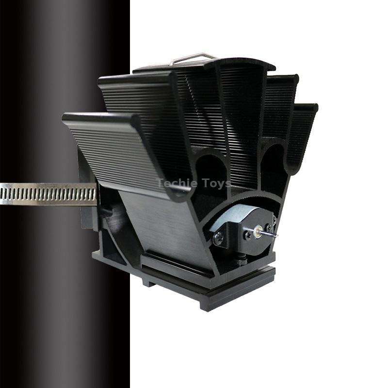 YL603 Thermodynamic Magnetless Wall Mounted Fireplace Fan(Gold)