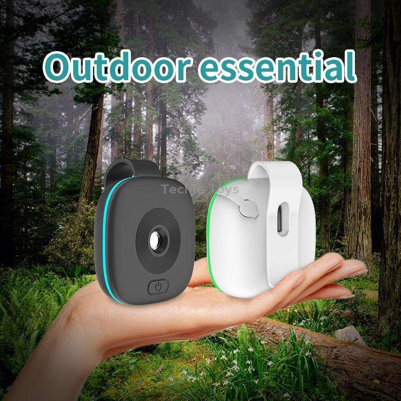 Outdoor Mosquito Repellent Ultrasonic Portable Spray Fragrance Mosquito Repellent(Black)