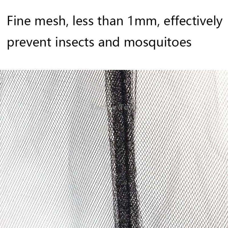 HY-0205 300 x 230 cm Outdoor Parasol Anti-mosquito Net Cover, Dimensions: Square Umbrellas(Black)