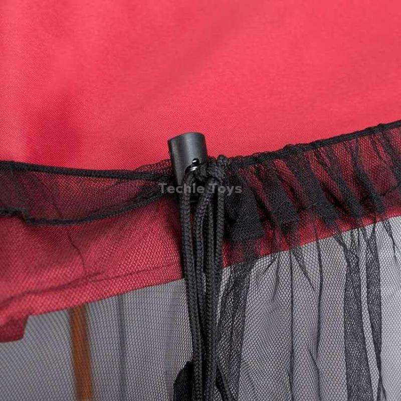 HY-0205 300 x 230 cm Outdoor Parasol Anti-mosquito Net Cover, Dimensions: Square Umbrellas(Black)
