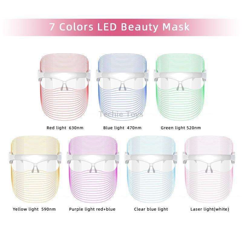 LED IPL Photon Beauty Skin Rejuvenation Instrument, Specification: 908 Seven Color(White)