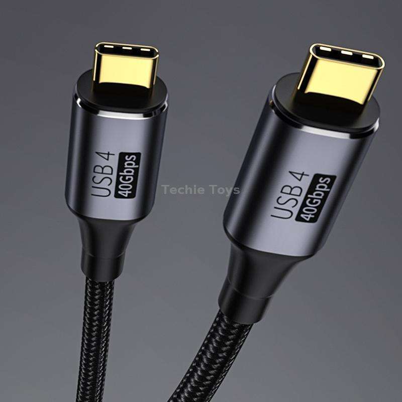 PD 100W Type-C to Type-C Fast Charging Nylon Braided Cable, Model: 0.8 m