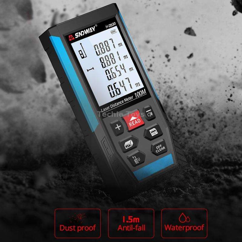 SNDWAY H-D100A Handheld Laser Rangefinder Infrared Measuring Instrument, Distance: 100m