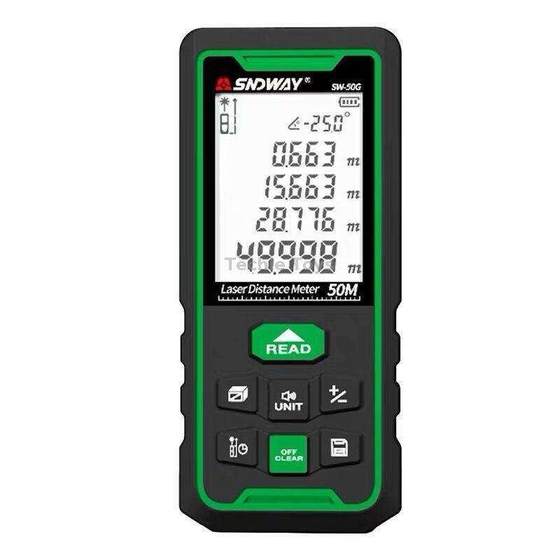 SNDWAY SW50G High-precision Indoor and Outdoor Green Laser Rangefinder, Distance: 50m