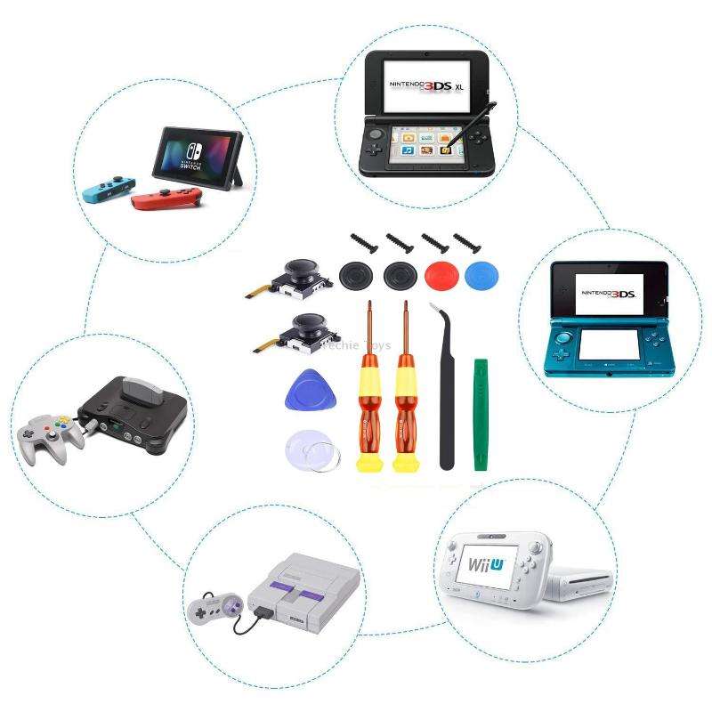 Joy-Con 3D Joystick Repair Screwdriver Set Gamepads Disassembly Tool For Nintendo Switch, Series: 6