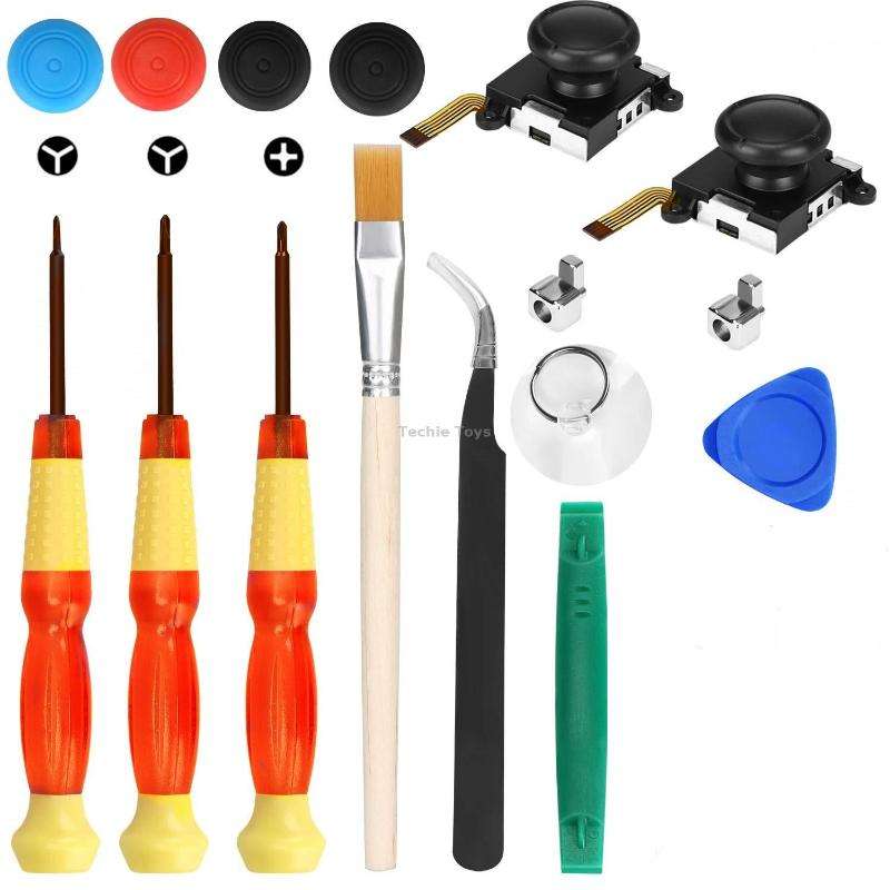 Joy-Con 3D Joystick Repair Screwdriver Set Gamepads Disassembly Tool For Nintendo Switch, Series: 17