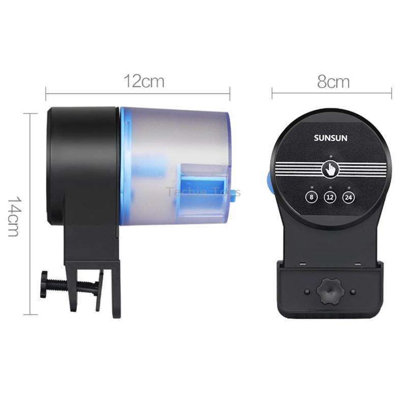 SUNSUN Smart Timing Automatic Fish Tank Feeder, Specification: AK-01S