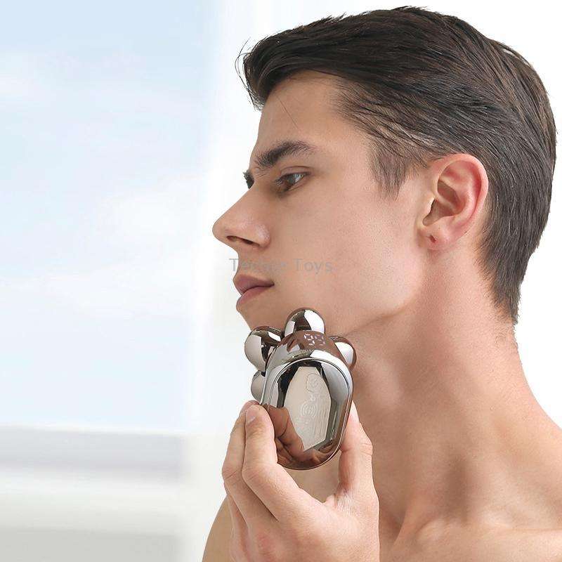7-head Multifunctional Waterproof Barber Shaver, Specification: Wireless charging(6 in 1)