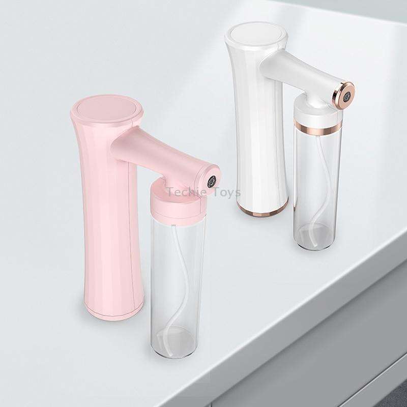 XL022 Blue Light Nano High Pressure Oxygen Handheld Home Beauty Instrument Essence Importer(White)