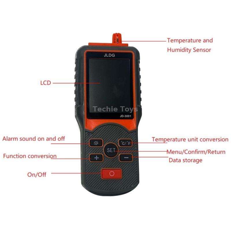 JLDG Home Lndustrial Lonizing Radiation Detector Geiger Counter(Carton Package)