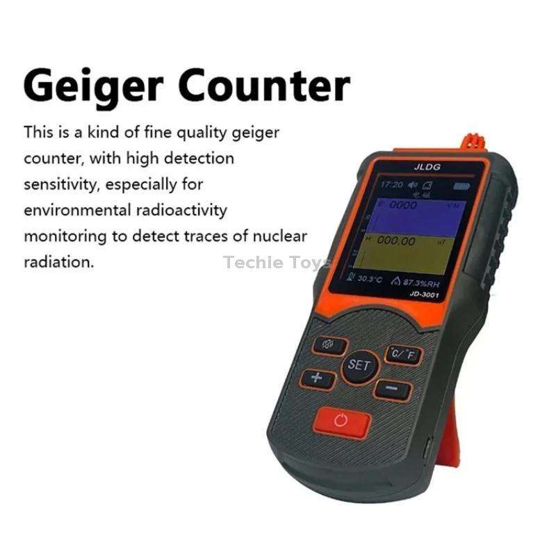 JLDG Home Lndustrial Lonizing Radiation Detector Geiger Counter(Carton Package)