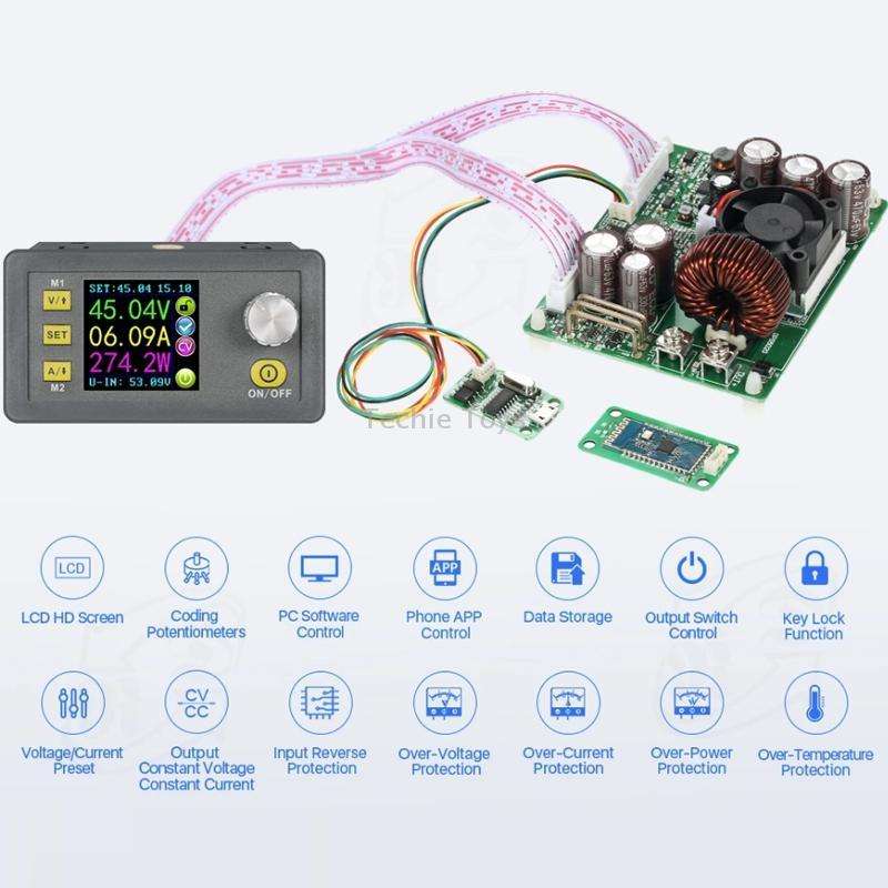 DPS5020 50V/20A CNC DC Adjustable Voltage Regulated Power Buck Module