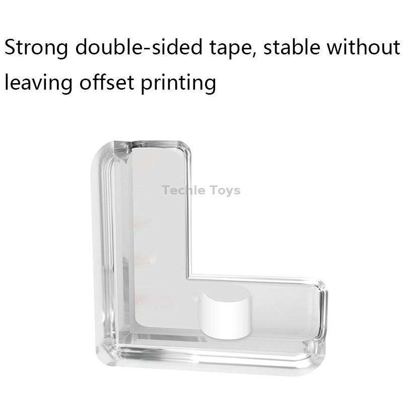 10 PCS T-type Acrylic Transparent Table Corner Crash Pad