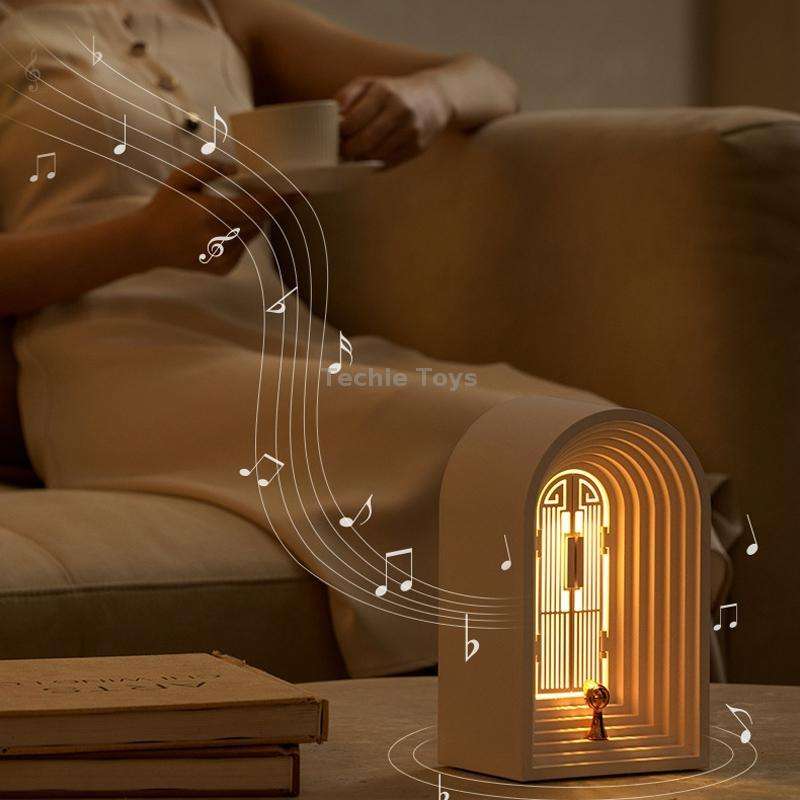 C3 Night Light Bluetooth Speaker USB Charging Sleeping Light, Specification: Ordinary(White)