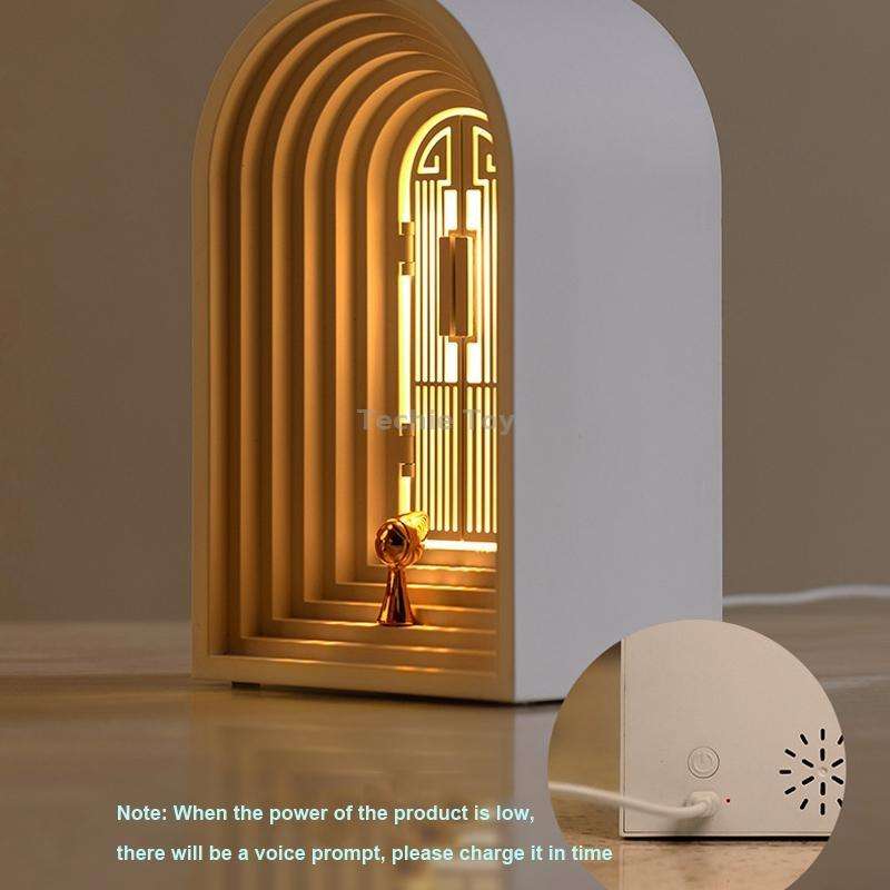 C3 Night Light Bluetooth Speaker USB Charging Sleeping Light, Specification: Ordinary(White)