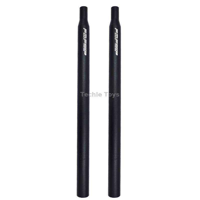 FMFXTR Aluminum Alloy Mountain Bike Extended Seat Post, Specification: 31.8x530mm (Black)
