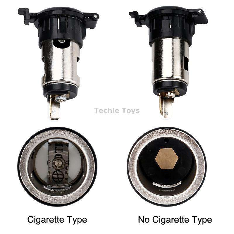 Car Modified Cigarette Lighter Car Charging Power Socket Cigarette Type (with 15cm Line)