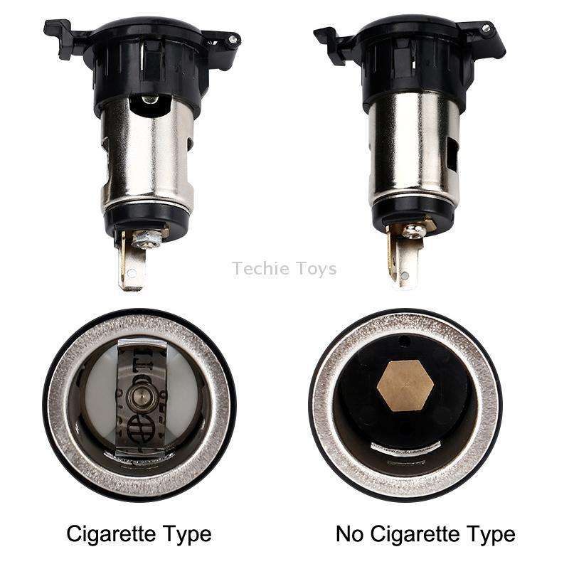 Car Modified Cigarette Lighter Car Charging Power Socket No Cigarette Type (with 15cm Line)