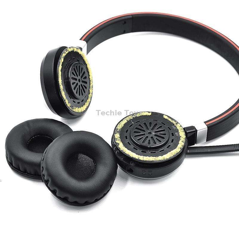 1 Pair Headphone Cover for Jabra Evolve 20 20SE 30 30II 40 65 65+, Color: Original