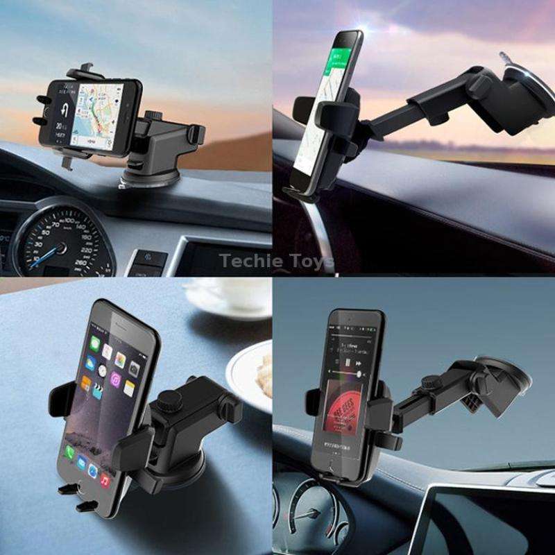 Multifunctional Telescopic Car Phone Holder(Gold)