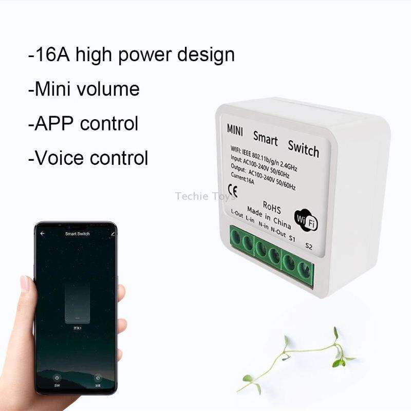 003 WiFi App Remote Voice Control Smart Switch(WiFi+Bluetooth Dual-mode 16A)