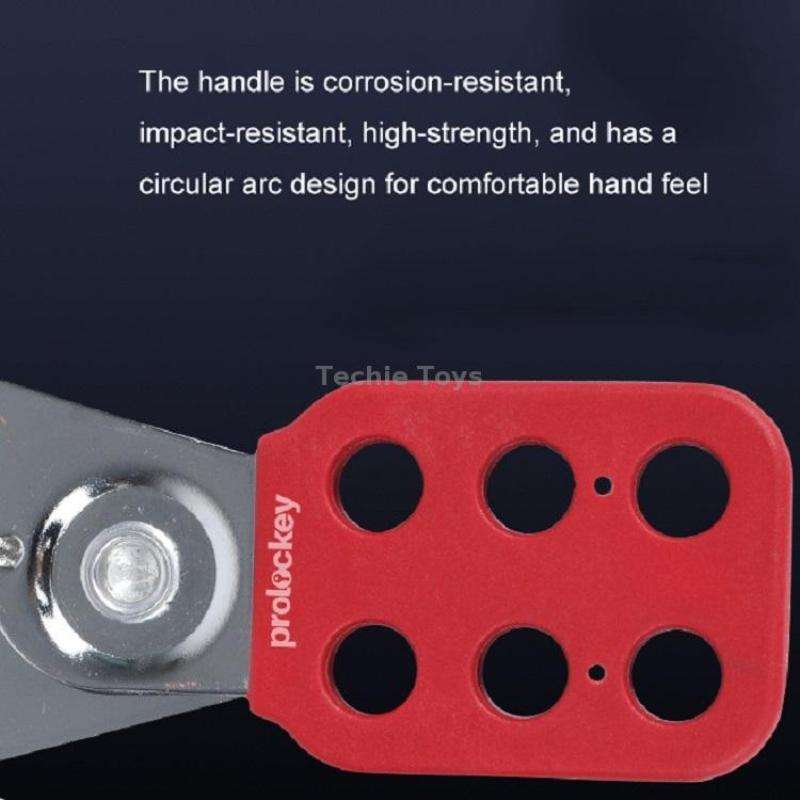 Prolockey Industrial Safety Steel Anti-Rust Six-Link Hasp Lock, Specification: SH02