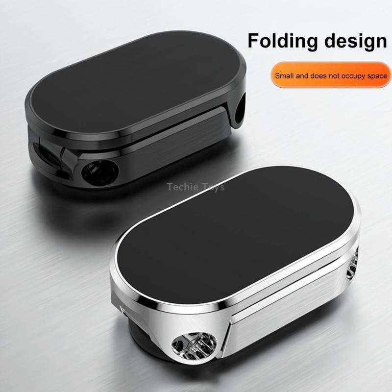 Vehicle Bracket Magnetic Navigation Bracket(Folding Silver)