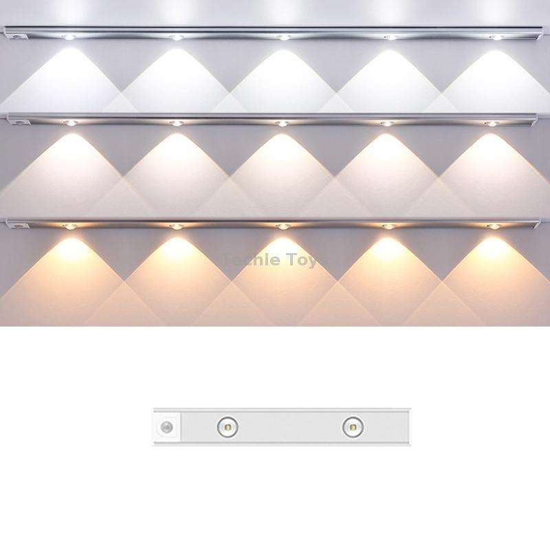 Ultra-thin Smart LED Human Body Sensor Light Bar, Length: 20cm(Space Silver)
