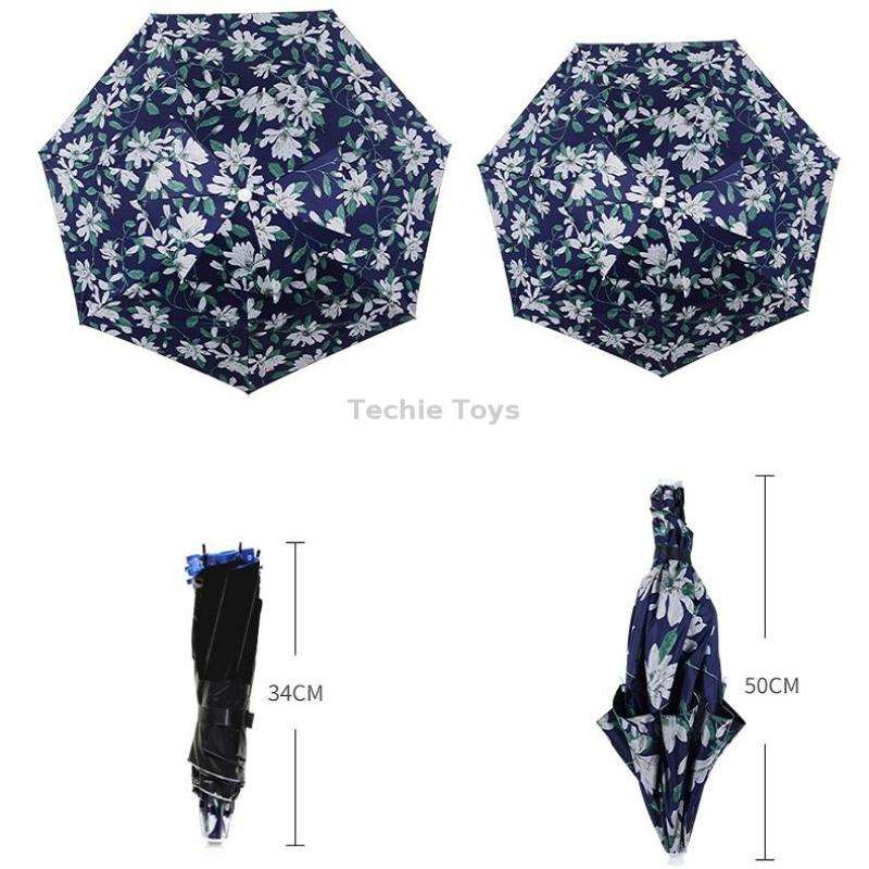 Double-layer Fishing Umbrella Hat Outdoor Sunscreen And Rainproof Folding Umbrella Hat, Color: 95 Pu