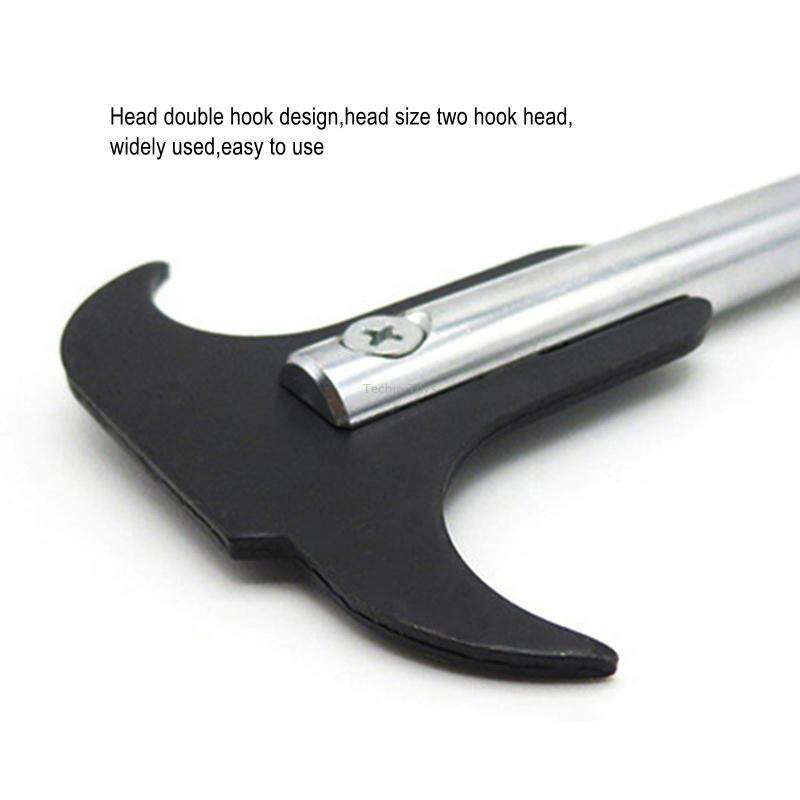 2 PCS Oil Seal Disassembly Tool Double Head Oil Seal Wrench Puller(Red Handle)