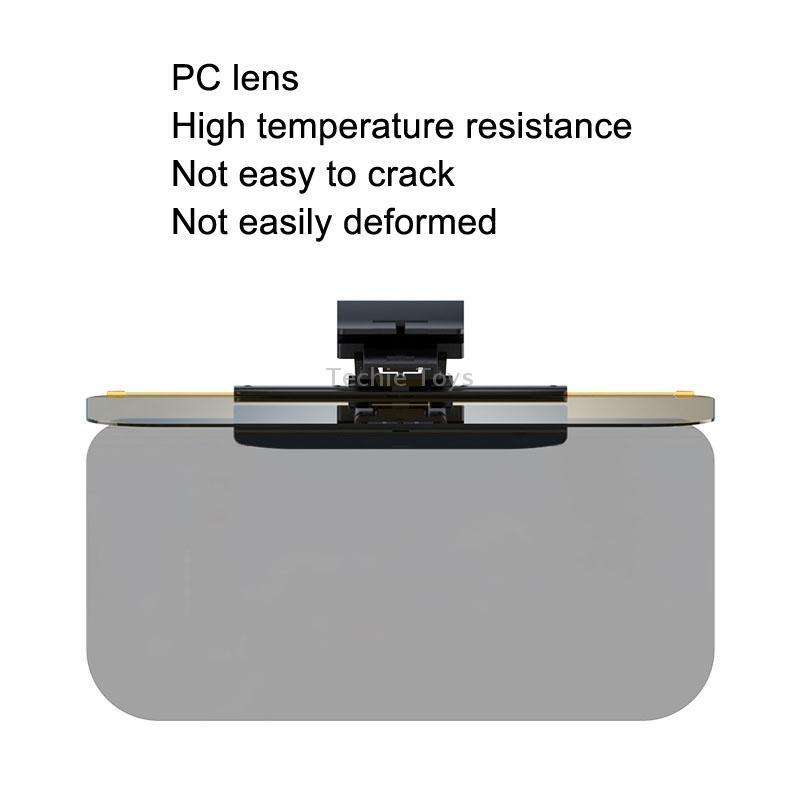 SHUNWEI Car Anti High Beam Visor Night Vision Glasses, Style: Day and Night Use