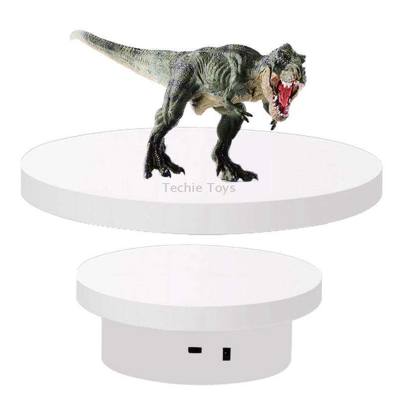 Photography Electric Turntable Automatic Rotating Display Stand,Style: Plug -in 2 In 1 30/35 cm
