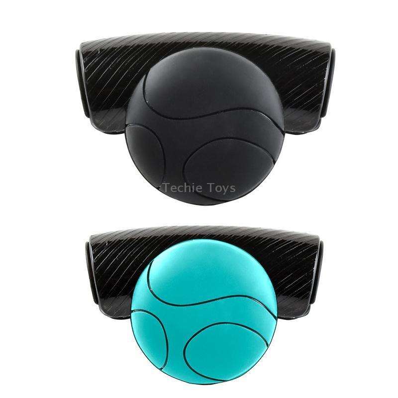 2PCS Automotive Silicone Bearing Steering Wheel Booster(Black)