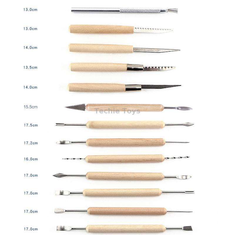 32 In 1 Pottery Tool Set Pottery Clay Stone Carving Knife DIY Clay Combination Tool