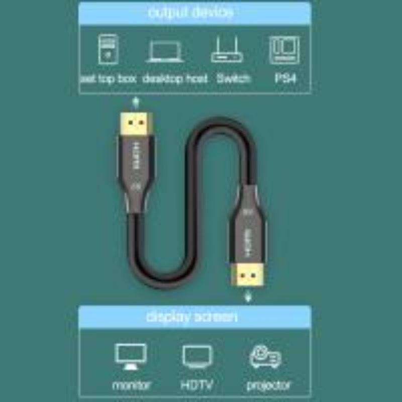 DTECH HDMI 8K 60Hz HD Optical Fiber Line TV Display Projector Extension Line 3m