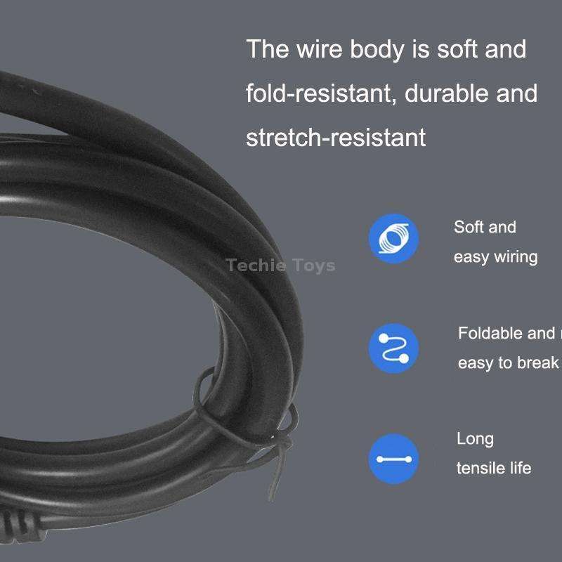 15PIN Car OBD Connector Plug Car Diagnostic Plug Cable(Black)