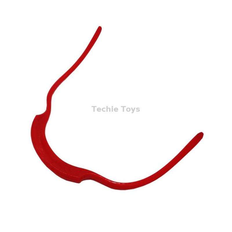 4 PCS Beard Styling Ruler Shaving Tools(Red)