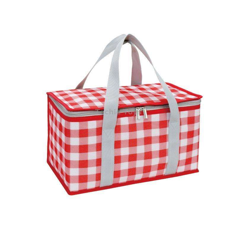 JY2209 Camping Moistureproof Portable Picnic Basket Set, Spec: Red White