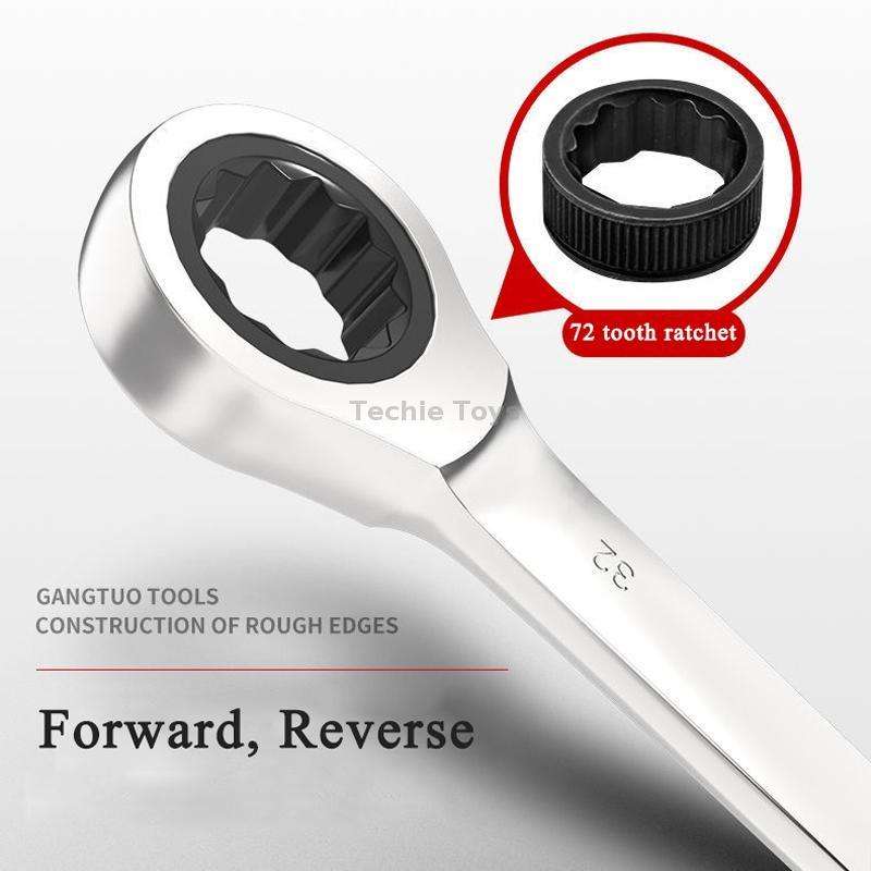 Combination Ratchet Wrench with Flexible Head Dual-purpose Ratchet Tool, Specification: 7mm