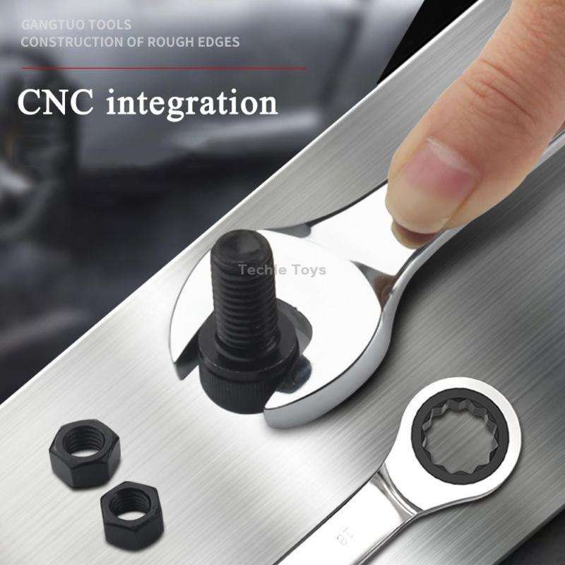 Combination Ratchet Wrench with Flexible Head Dual-purpose Ratchet Tool, Specification: 7mm