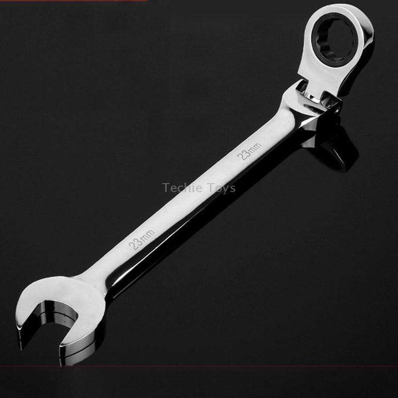 Combination Ratchet Wrench with Flexible Head Dual-purpose Ratchet Tool, Specification: 23mm