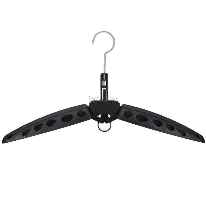 Wetsuit Hanger Thickened Multifunctional Folding Drying Rack(Black)