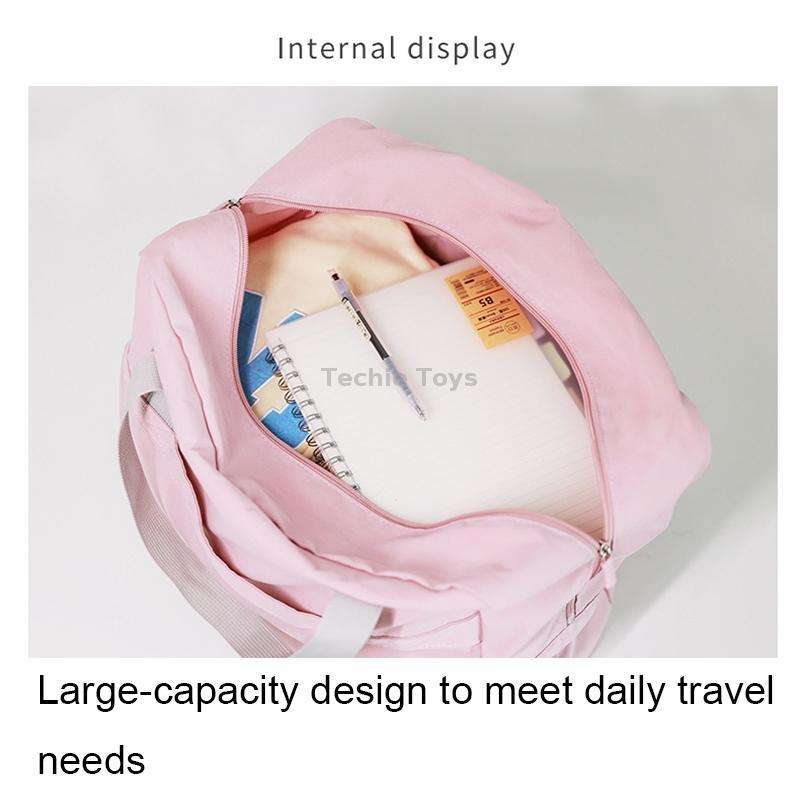 RH2202 Portable Foldable Travel Bag with Expansion Function(Khaki)